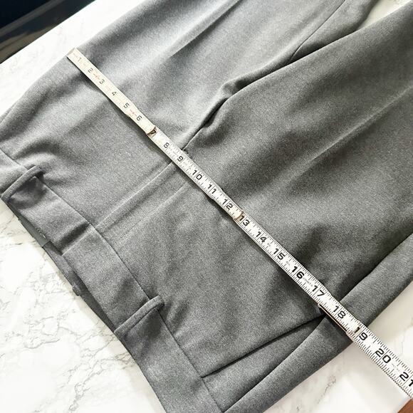 Talbots SoHo Pants Gray Ponte Trouser Pant Women’s Petite Size 12 New - Picture 10 of 12